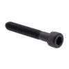 Prime-Line Socket Head Cap Screw Hex/Allen Dr #10-24 X 1-1/4in Black Ox Coat Steel 25PK 9178106